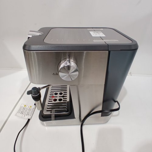 DELONGHI LINEA CLASSIC ESPRESSO MACHINE WITH MILK FROTHER - SILVER (MODEL: ‎EM450M) image 8