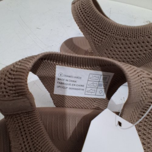 WOMEN'S TIME AND TRU COMFORT SANDALS - SIZE 8 - BROWN / WHITE (STYLE : 50891435) image 5