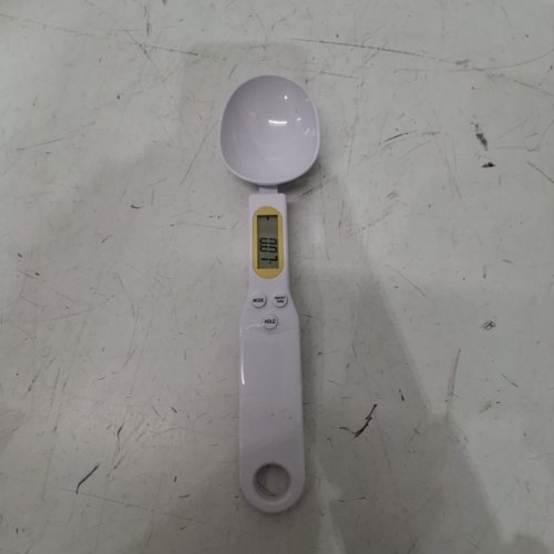 DIGITAL SPOON SCALE MULTIFUNCTIONAL RECHARGEABLE ELECTRONIC -8.5" -WHITE image 2