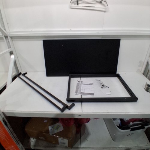 SIMPLEHOUSEWARE MISSION HOME OFFICE COMPUTER DESK, 40" X 19" X 28" - BLACK (MODEL: OD-11A-K#CS01) image 2