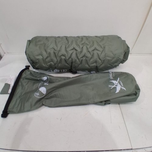 SUGARLAKE GEAR 3D SELF INFLATING CAMPING SLEEPING PAD - 77.9" X 26.7" X 4" - GREEN (MODEL: 1996815) image 2