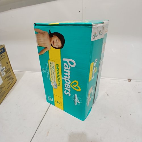 116PK PAMPERS SWADDLERS DIAPERS - SIZE 4 image 2