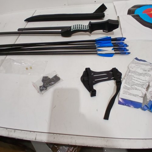 MXESSUA BEGINNER RECURVE BOW & ARROW SET - 45" /18LB - BLACK image 4