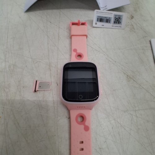 KIDS 4G WATERPROOF GPS REAL-TIME TRACKING SMART WATCH - PINK image 3