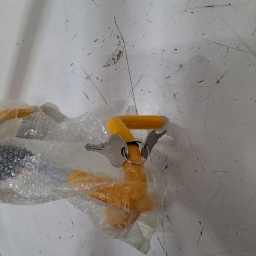WINNER THE CLUB 3000 TWIN HOOKS STEERING WHEEL ANTI-THEFT LOCK, YELLOW image 3
