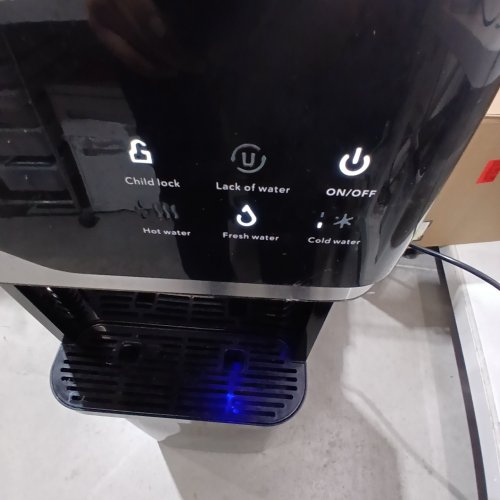 FRIGIDAIRE 3-IN-1 BOTTOM LOAD HOT/COLD WATER COOLER BUILT-IN BULLET ICE MAKER - 50 GAL - BLACK (MODEL: EFWC534-BLACK) image 2