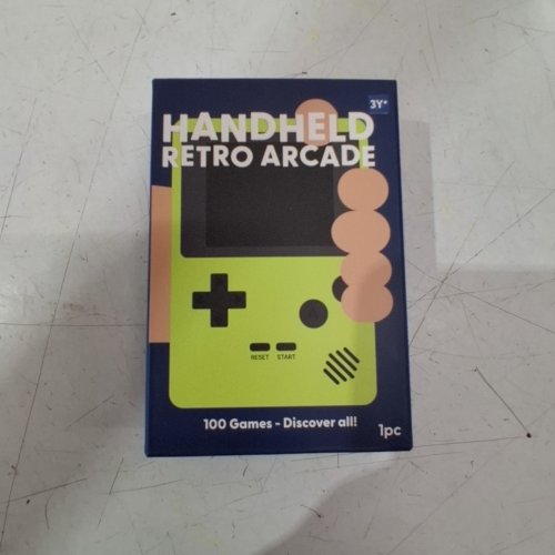 J'ADORE HANDHELD RETRO ARCADE GAME - 100 GAMES - 3.1" X 4.7" - AVOCADO GREEN (MODEL: 851780) image 2