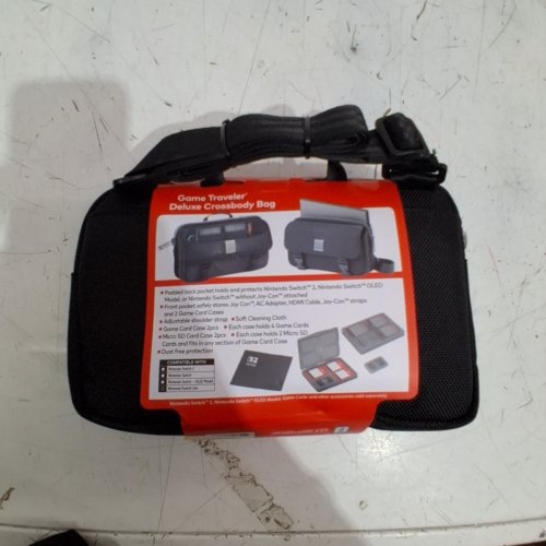 NINTENDO SWITCH 2 GAME TRAVELER DELUXE CROSSOVER BAG - BLACK image 4