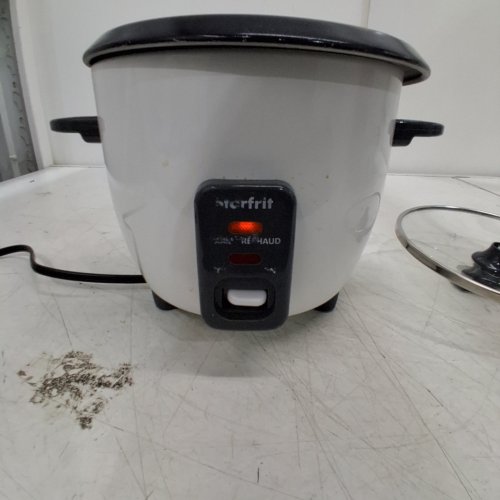 STARFRIT ELECTRIC RICE COOKER - 6 CUP CAPACITY - WHITE (MODEL: 024734) image 2