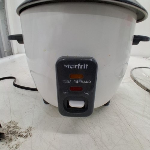STARFRIT ELECTRIC RICE COOKER - 6 CUP CAPACITY - WHITE (MODEL: 024734) image 4