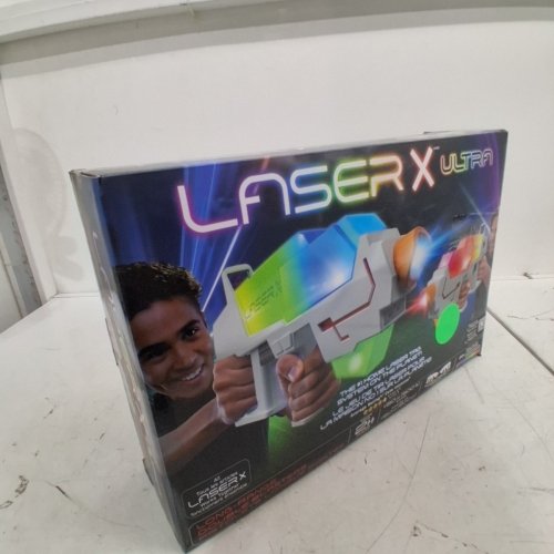 LASER X ULTRA REVOLUTION TWO PLAYER LONG RANGE LASER TAG BLASTER SET - WHITE (MODEL: 87556) image 5