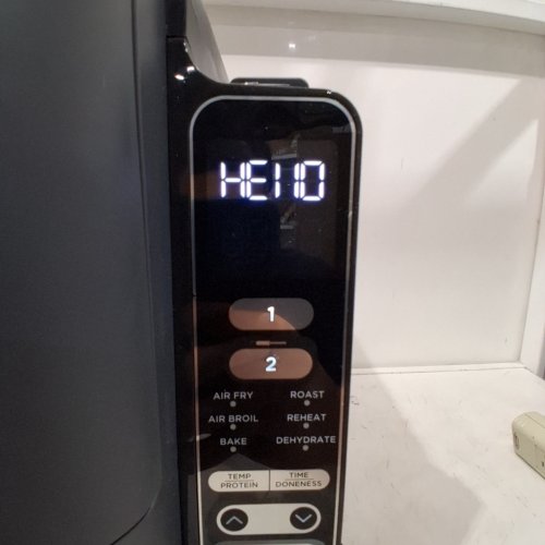 NINJA 6-IN-1 DOUBLESTACK SMART XL 2-BASKET AIR FRYER WITH THERMOMETER - 10QT CAPACITY (5QT/BASKET)- GREY (MODEL: SL451C) image 2