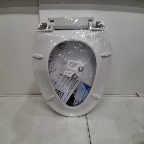 GARVEE SLOW CLOSE TOILET SEAT COVER - 19" - WHITE (MODEL: PHO_0R8LA399) image 2