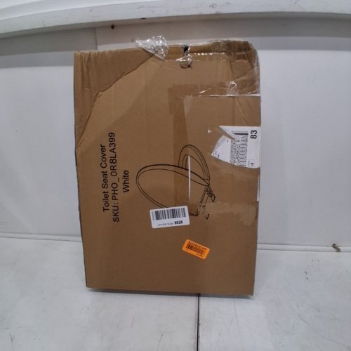 GARVEE SLOW CLOSE TOILET SEAT COVER - 19" - WHITE (MODEL: PHO_0R8LA399) image 4