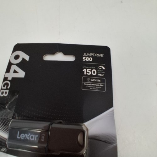 LEXAR JUMPDRIVE USB 3.2 GENERATION 1 FLASH DRIVE - 64GB - UP TO 150 MB/S - BLACK (MODEL: S80) image 4