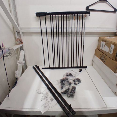 INGENUITY THE STAIRWAY+ 46W SERIES PET/BABY GATE - 32.5" X 31"-46" - BLACK (MODEL: 17171) image 2