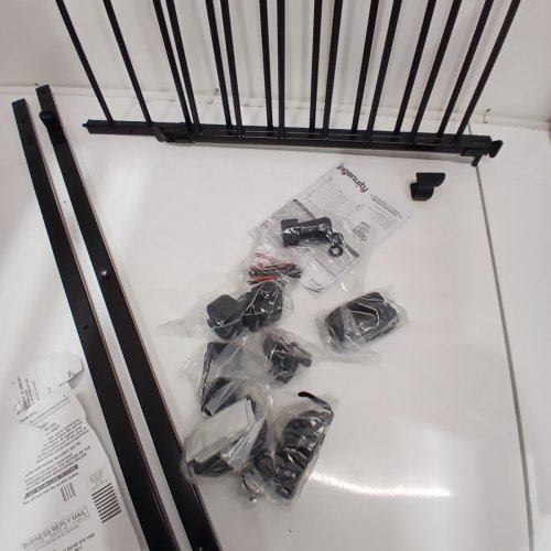 INGENUITY THE STAIRWAY+ 46W SERIES PET/BABY GATE - 32.5" X 31"-46" - BLACK (MODEL: 17171) image 3
