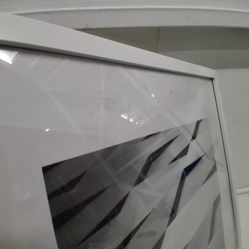 AMERICANFLAT PICTURE FRAME WITH POLISHED PLEXIGLASS - 16" X 20" - WHITE image 3