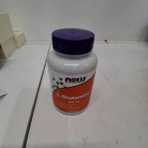 (120 CAPS) NOW SUPPLEMENTS L-GLUTAMINE AMINO ACID - 500MG image 2
