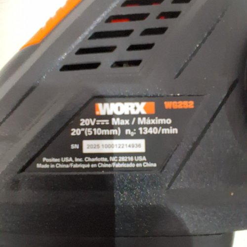 WORX POWER SHARE 2-IN-1 EXTENDABLE CORDLESS HEDGE TRIMMER - 20" BLADE/20V - ORANGE (MODEL: WG252.9 image 5