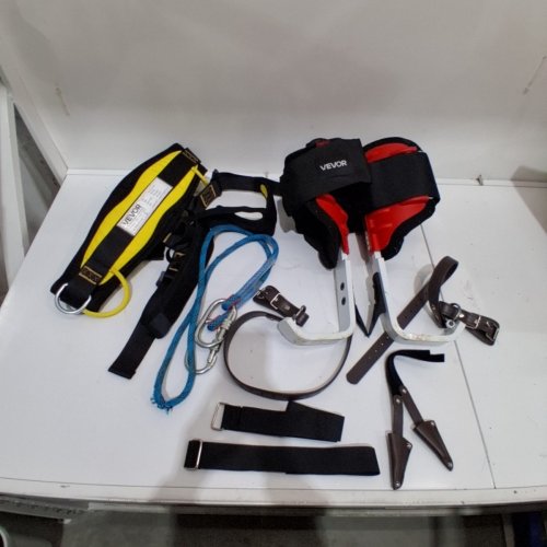 VEVOR TREE CLIMBING SPIKES SET WITH DURABLE ALUMINUM SPURS - 350 LBS CAPACITY (MODEL: ROPE-G-010) image 2