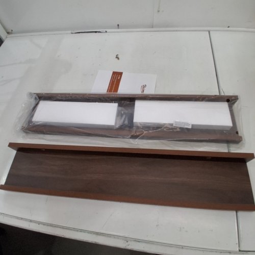 2PK HEIMLOVE FLOATING SHELVES - 24" X 9.3" X 1.5" - BROWN image 2