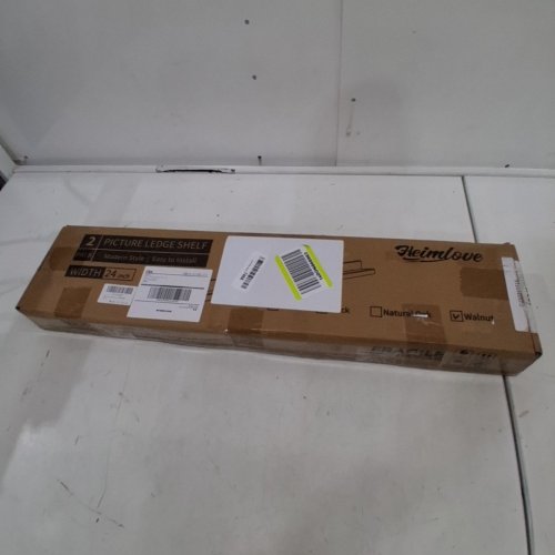 2PK HEIMLOVE FLOATING SHELVES - 24" X 9.3" X 1.5" - BROWN image 3