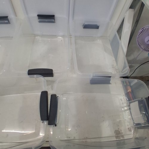 6PK STERILITE STORAGE CONTAINERS WITH LIDS, 18 QT/17L, CLEAR/WHITE, (MODEL:1984) image 3
