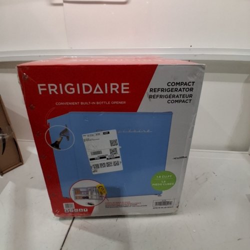 FRIGIDAIRE RETRO STYLE COMPACT MINI FRIDGE - 1.6CU.FT - BLUE (MODEL: EFR176-BLUE-6COM) image 5