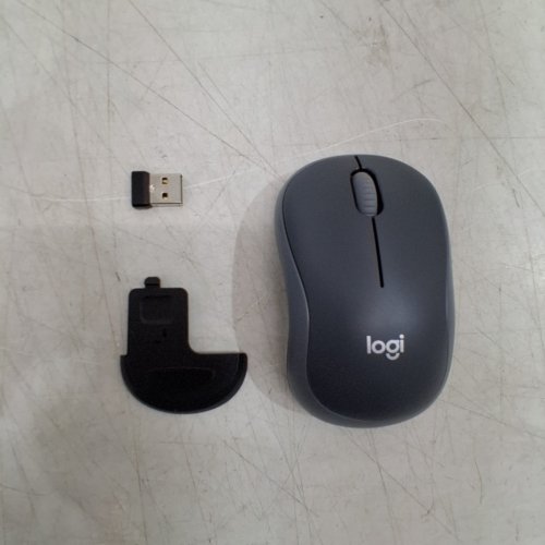 LOGITECH WIRELESS MOUSE WITH USB TRANSMITTER - SWIFT GREY (MODEL: M185) image 3