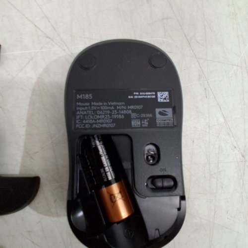 LOGITECH WIRELESS MOUSE WITH USB TRANSMITTER - SWIFT GREY (MODEL: M185) image 4