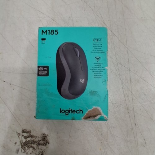 LOGITECH WIRELESS MOUSE WITH USB TRANSMITTER - SWIFT GREY (MODEL: M185) image 5