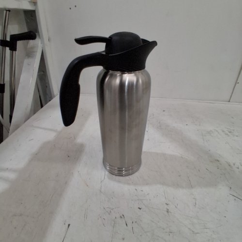 STANLEY COMMERCIAL ERGOSERV CREAMER WITH ID SOCKS - 1 LITER (33.8 OZ.) - BRUSHED STAINLESS/BLACK (MODEL: 10-00744-004) image 2