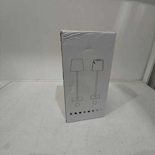 AIWEWIN CORDLESS BATTERY OPERATED PORTABLE LED TABLE LAMP - WHITE image 4