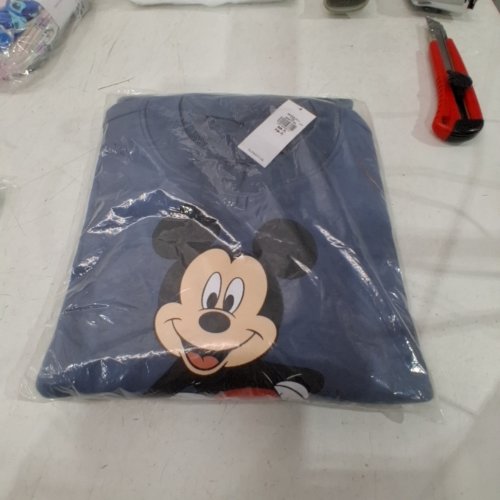 BOYS OLD NAVY X DISNEY OVERSIZED FLEECE SWEATSHIRT - MEDIUM - BLUE image 2