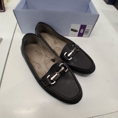 WOMEN'S AEROSOLES DRIVING STYLE LOAFER - 8 - BLACK (MODEL: 1863915) image 2