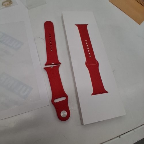 ADULTS APPLE WATCH SERIES 9 SPORTS BAND - 41 MM (SM/MED) - RED image 3