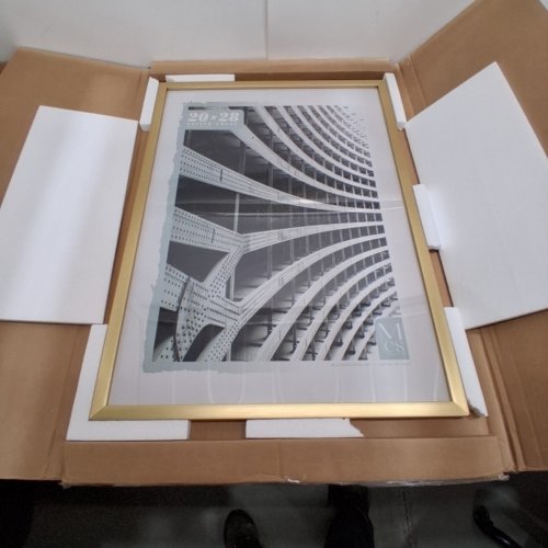 MCS GALLERY FOUNDATION POSTER FRAME - 20" X 28" - BRASS image 2
