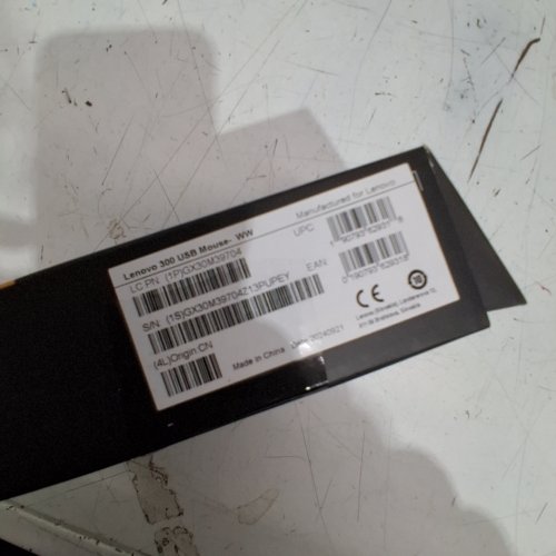 LENOVO 300 USB WIRED MOUSE - BLACK / ORANGE (MODEL: NB-0009) image 4