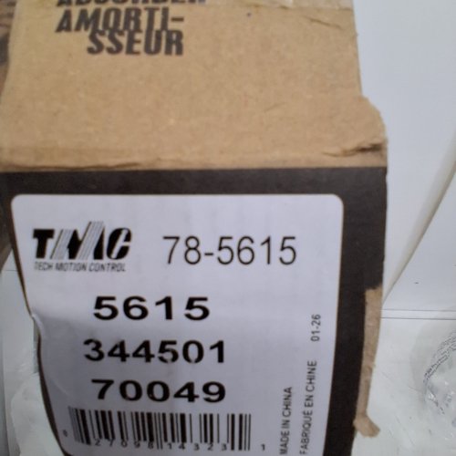 TMC REAR DRIVER/PASSENGER SHOCK ABSORBER FOR VARIOUS BMW MODELS (MODEL: 78-5616) image 2