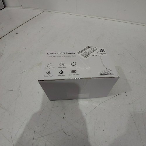 RECHARGEABLE CLIP-ON LED RED LIGHT LAMP - WHITE image 3