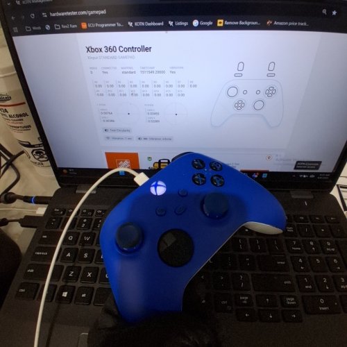 XBOX ONE CORE CONTROLLER - SHOCK BLUE image 2