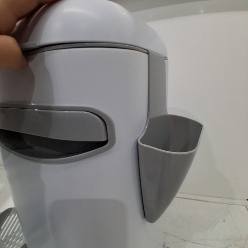 LITTER GENIE PLATINUM PAIL STYLE CAT LITTER WASTE DISPOSAL SYSTEM - WHITE/GREY image 3