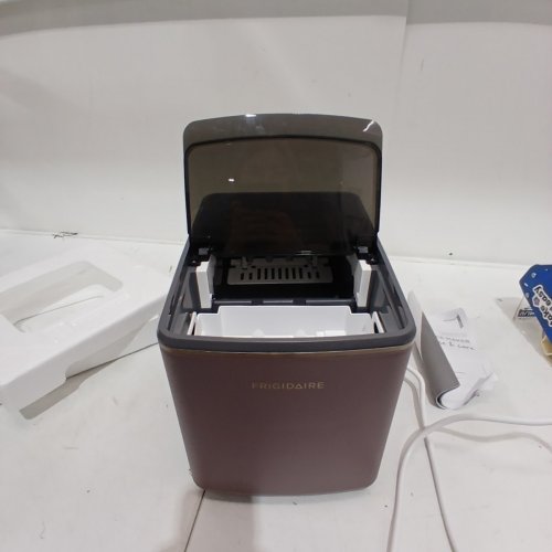FRIGIDAIRE RETRO FREESTANDING BULLET SHAPED ICE MAKER - 26LBS - MAUVE (MODEL: EFIC513-MAUVE) image 4