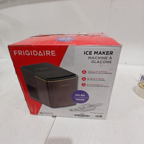 FRIGIDAIRE RETRO FREESTANDING BULLET SHAPED ICE MAKER - 26LBS - MAUVE (MODEL: EFIC513-MAUVE) image 10