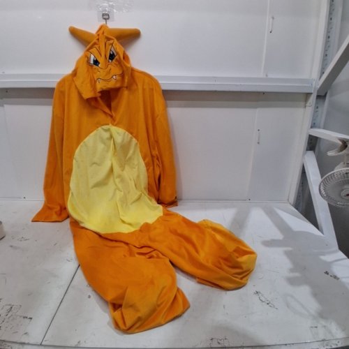 3PC UNISEX ADULT DISGUISE DELUXE OFFICIAL POKEMON CHARIZARD HALLOWEEN COSTUME- SIZE LARGE/EXTRA-LARGE (42-46) - CHARIZARD image 3