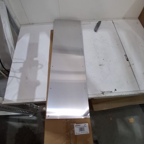 PRIME-LINE PRODUCTS 10" X 34" DOOR KICK PLATE SATIN ALUMINUM (MODEL:J 4620) image 2