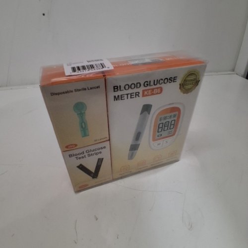 DIABETES BLOOD GLUCOSE MONITOR KIT - WHITE/ORANGE (MODEL:KE-B6) image 2
