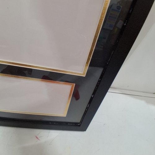 PRO COLLECTOR'S JERSEY FRAME DISPLAY CASE FOR SPORTS - 23.4" X 31" - BLACK image 3