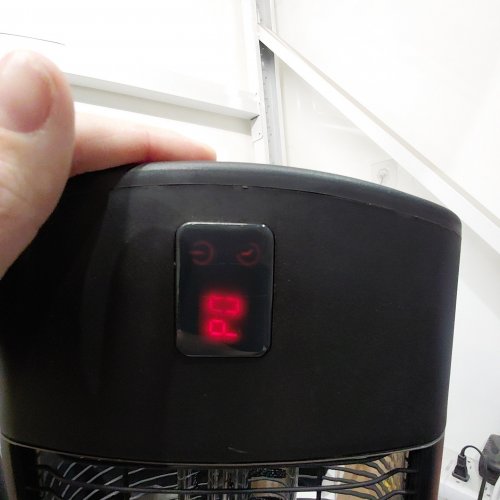 INDOOR/OUTDOOR 1500W INFRARED ELECTRIC SPACE HEATER WITH REMOTE - 34" - BLACK - (MODEL-T13-GR15VDL0 image 2
